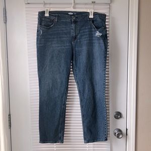 Old Navy Boyfriend amid rise Jeans SZ 16